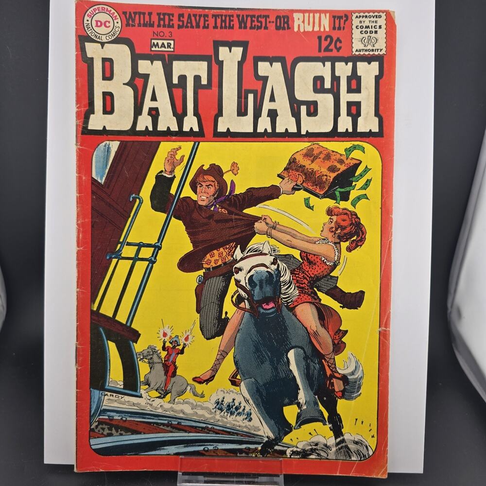 BAT LASH #3-1968-DC WESTERN-comic book